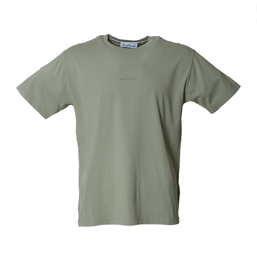 [라벨루쏘] [스톤아일랜드]  남성 코튼 로고 티셔츠 70152NS90 V0055
