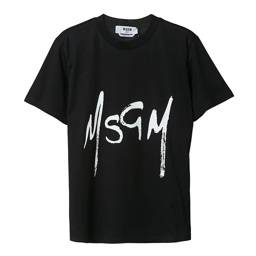 [라벨루쏘] [MSGM]  로고 반팔 티셔츠 2841MDM74 207298 99