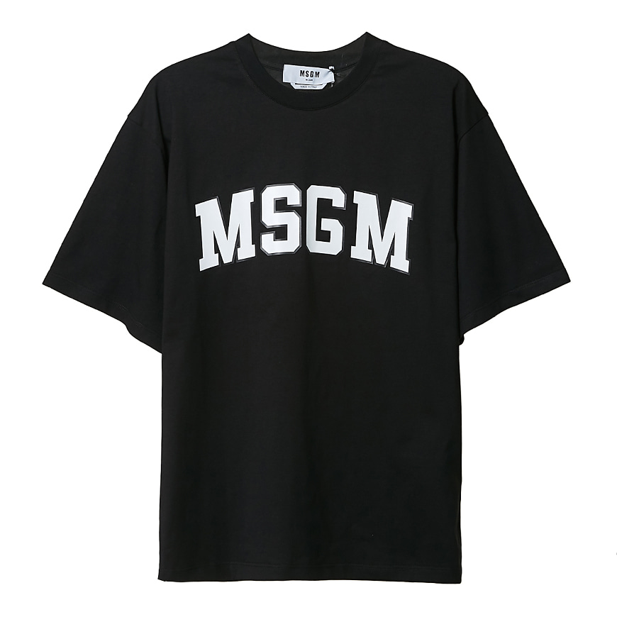 [라벨루쏘] [MSGM]  로고 반팔 티셔츠 2841MDM16 2207298 99