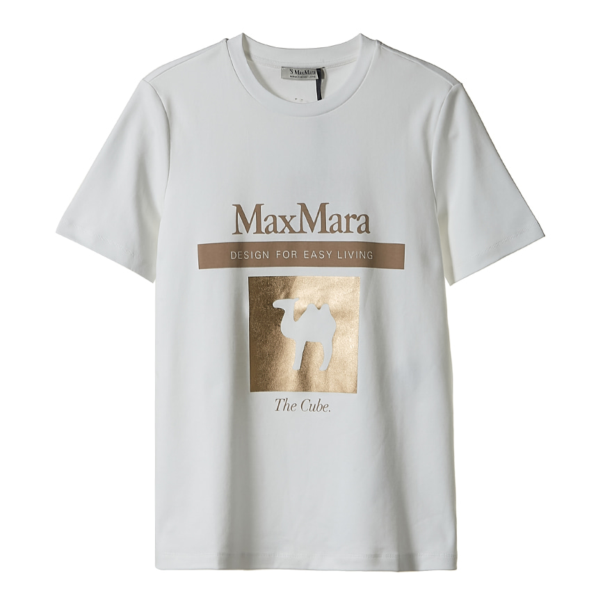 [라벨루쏘] [막스마라]  아니마 코튼 티셔츠 ANIMA 014