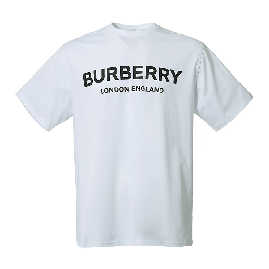 [버버리]  남성 프린트 코튼 티셔츠  8026017 M LETCHFORD A1464