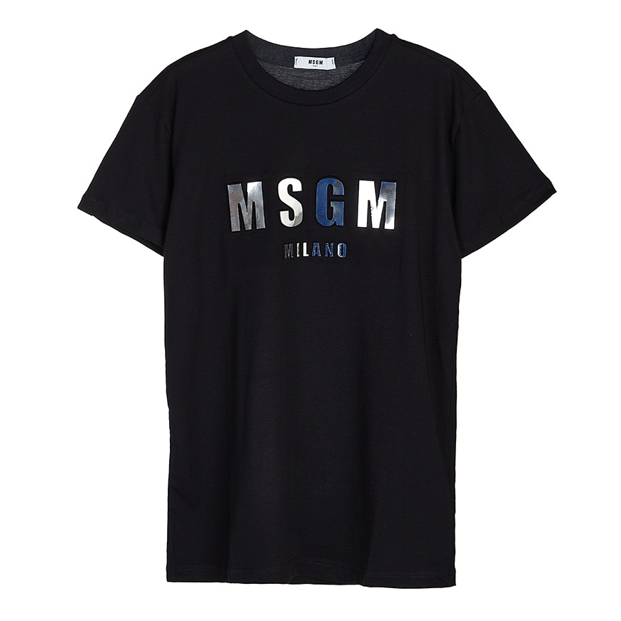 [라벨루쏘] [MSGM 키즈] 로고 티셔츠 MS027389 110 (12-14)