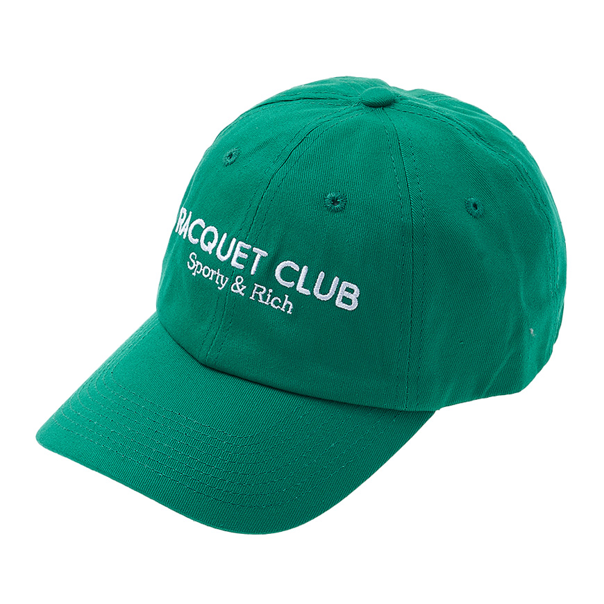 [스포티앤리치] 공용 라켓 클럽 베이스볼 캡RAQUET CLUB HAT GRASS WHITE