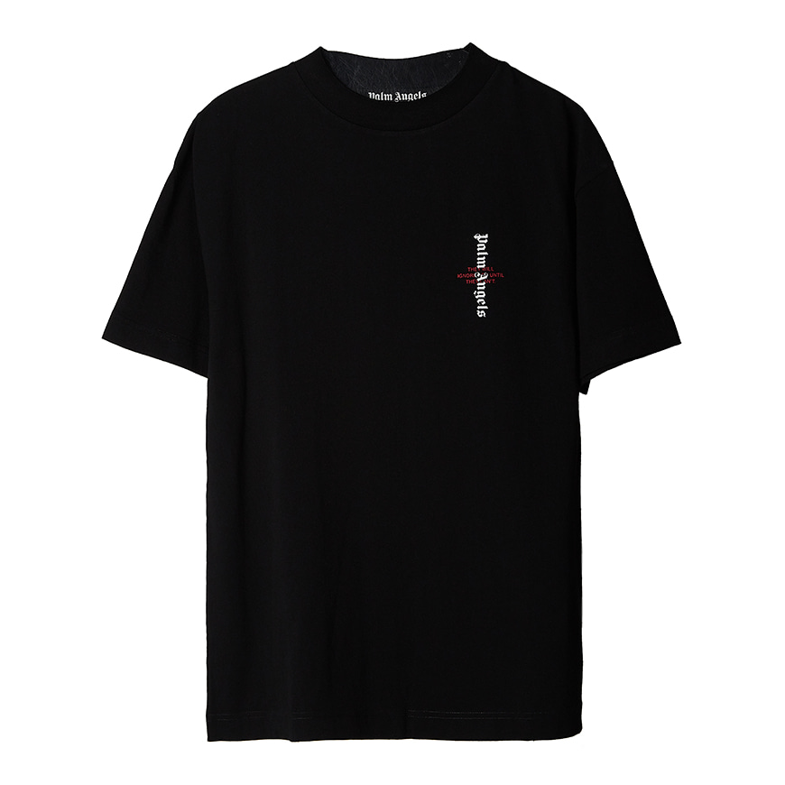 [라벨루쏘] [팜엔젤스] [21SS] 스테이트먼트 로고 티셔츠 PMAA001R21JER0051001