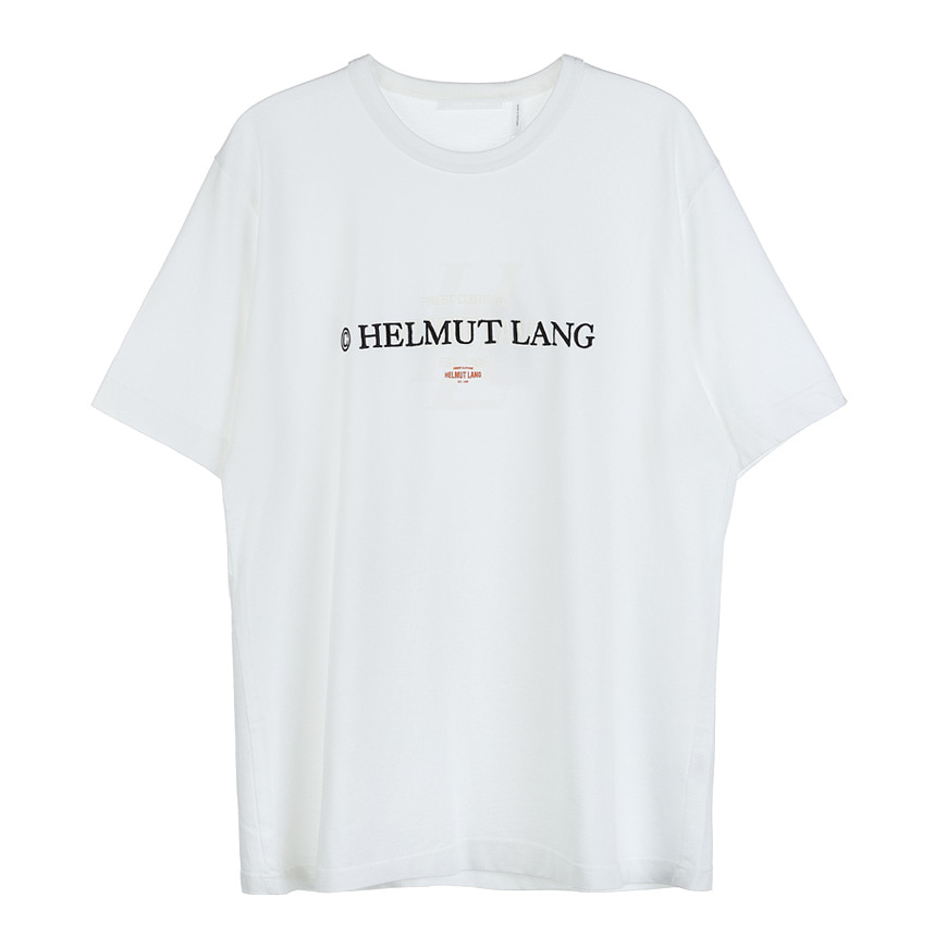 [라벨루쏘] [핼무트랭] 로고 남성 반팔 티셔츠 L06HM512 100