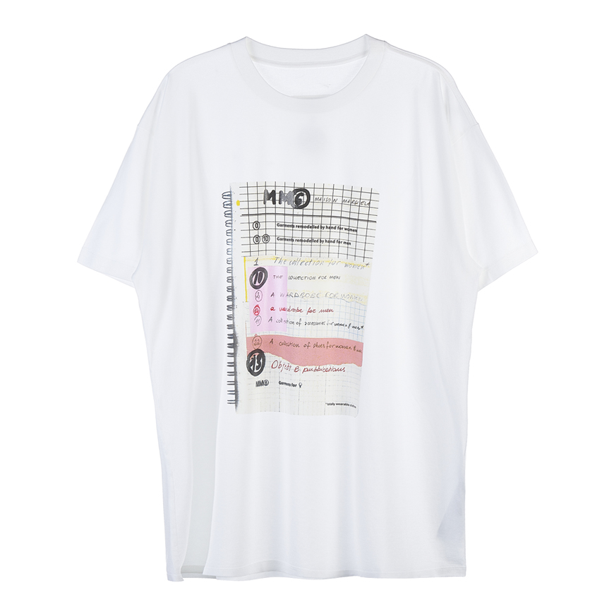 [라벨루쏘] [MM6] [22SS] 로고 프린트 티셔츠 S52GC0235 S23955 100