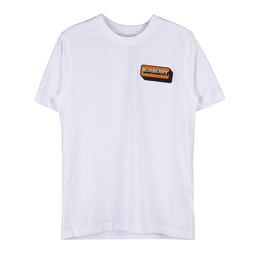 [라벨루쏘] [버버리] 로고 아플리케 코튼 티셔츠 8056032 W MARGOT TBM A1464