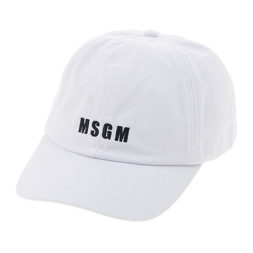 [라벨루쏘] [MSGM 키즈] [22SS] 로고 키즈 모자 MS028798 001