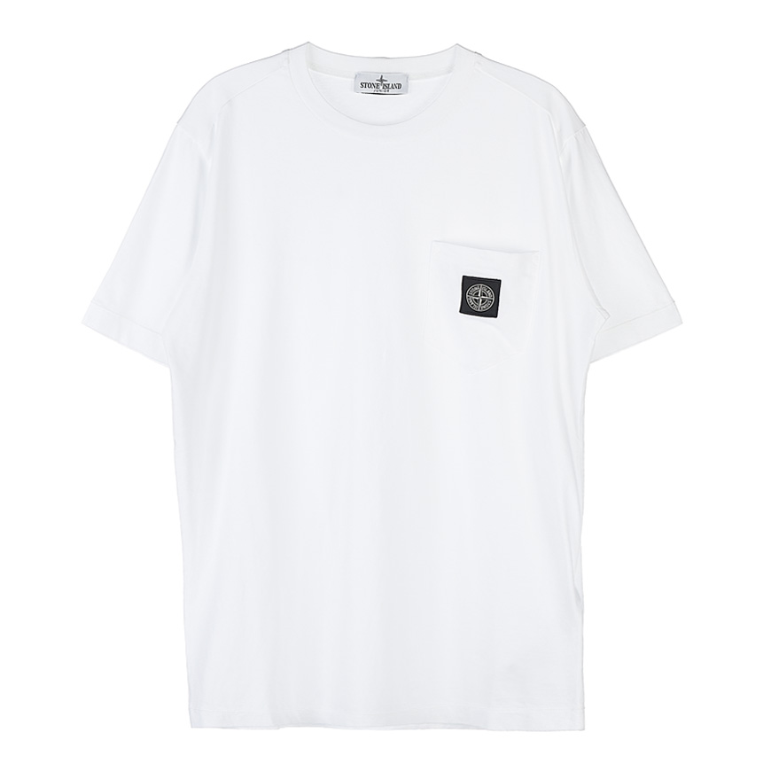[라벨루쏘] [스톤아일랜드 키즈] [23SS] 로고 패치 포켓 티셔츠 781620347 V0001 (6-8)