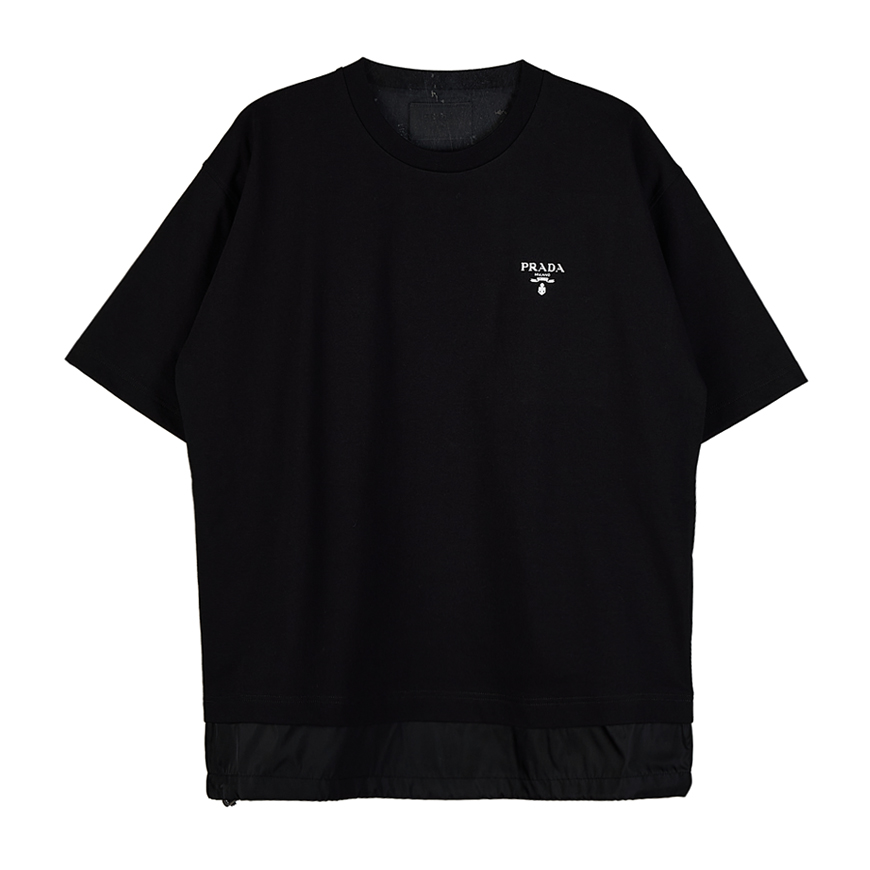 [프라다]  남성 테크니컬 코튼 티셔츠  UJN742 10VP F0806