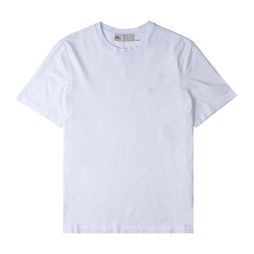 [토리버치] 여성 로고 자수 코튼 티셔츠151125 100