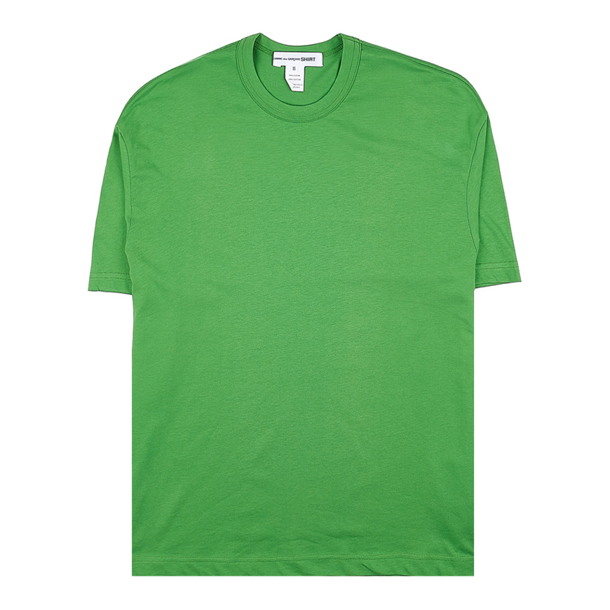 [꼼데가르송] 남성 코튼 반팔 티셔츠FKT015 GREEN