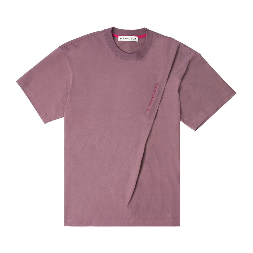 [Y프로젝트] 남성 프린팅 코튼 티셔츠TS71S24 BERRY
