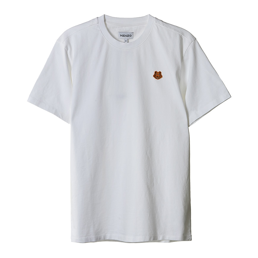 [라벨루쏘] [겐조]  남성 타이거 로고 패치 티셔츠 FB55TS0034SA 01B