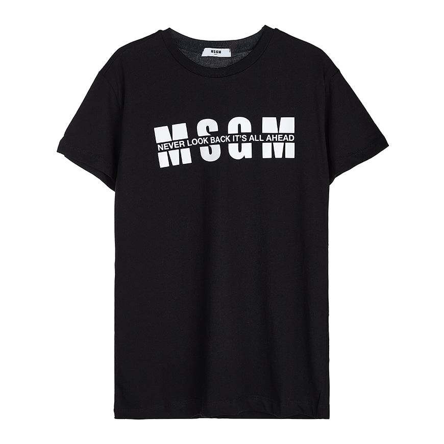 [라벨루쏘] [MSGM 키즈]  로고 티셔츠 MS026817 110 (12-14)