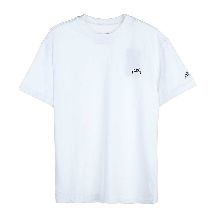 [어콜드월] 남성 로고 에센셜 티셔츠 ACWMTS029 WHITE