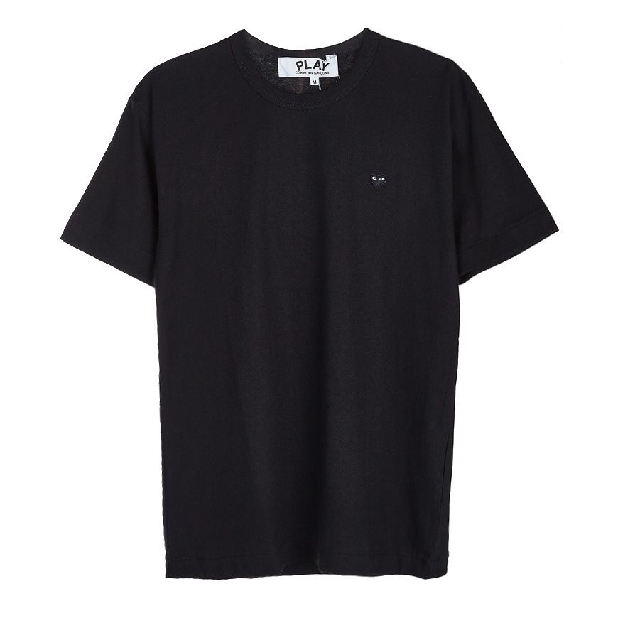 [라벨루쏘] [꼼데가르송] [21SS] 스몰 하트 로고 반팔 티셔츠 P1T202 BLACK