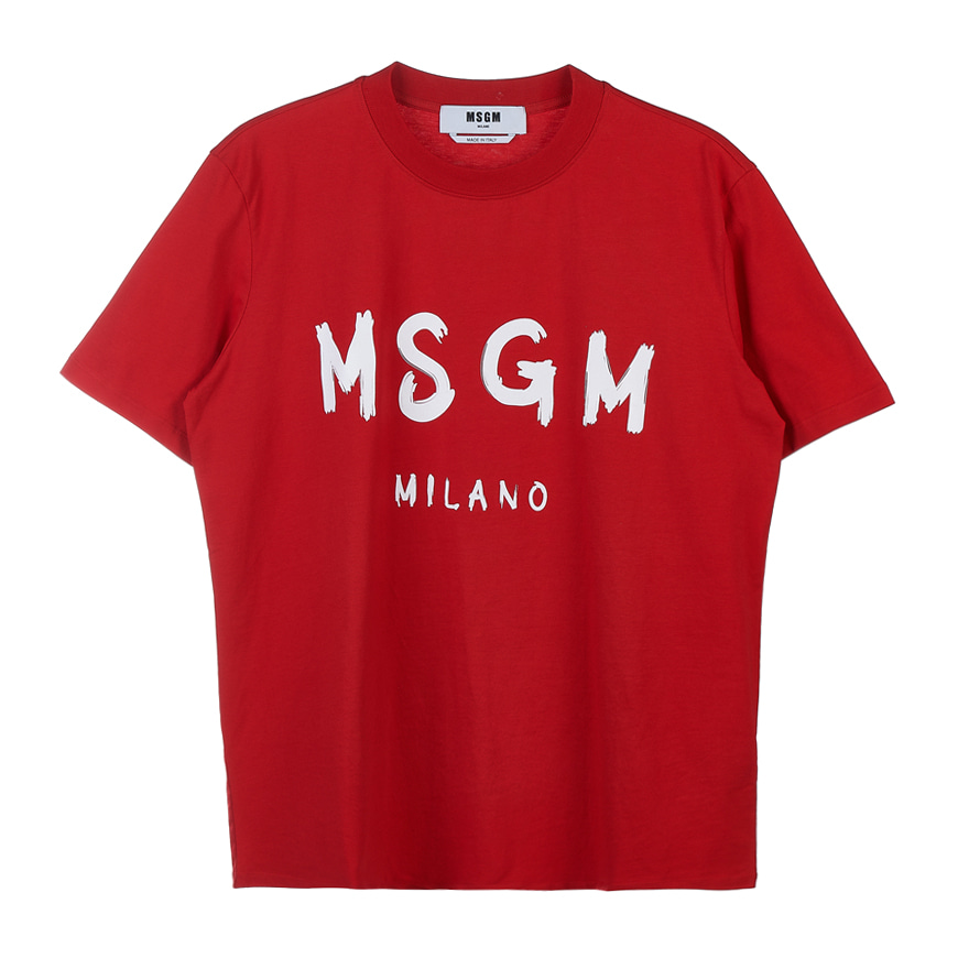 [MSGM] [22SS]여성 브러쉬 로고 티셔츠2000MDM510 200002 18