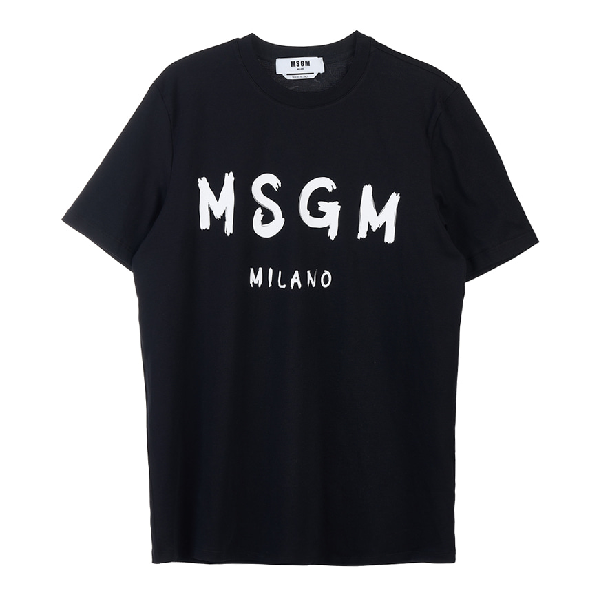 [MSGM]  남성 브러쉬 로고 남성 티셔츠  2000MM510 200002 99