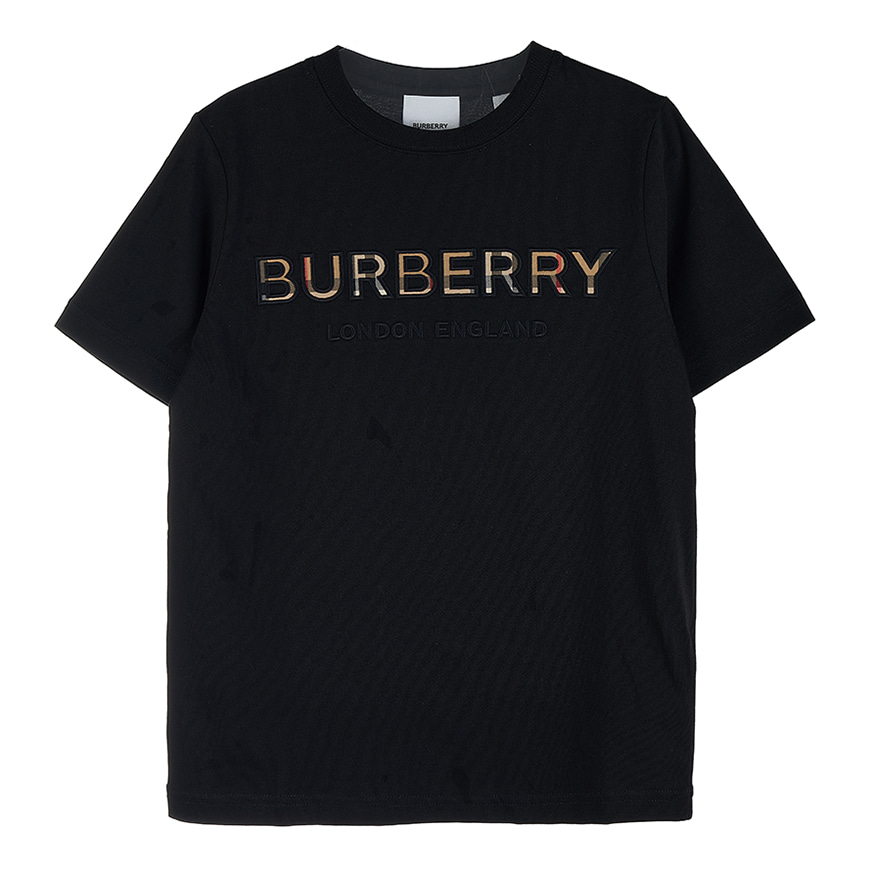 [버버리 키즈]  남아 자수 로고 코튼 티셔츠  8047889 C KB5 EUGENE BURBERRY A1189 (12-14)