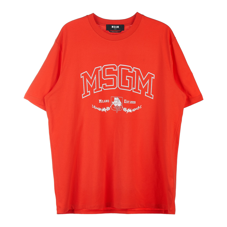 [MSGM] 남성 로고 티셔츠3240MM181 227298 17