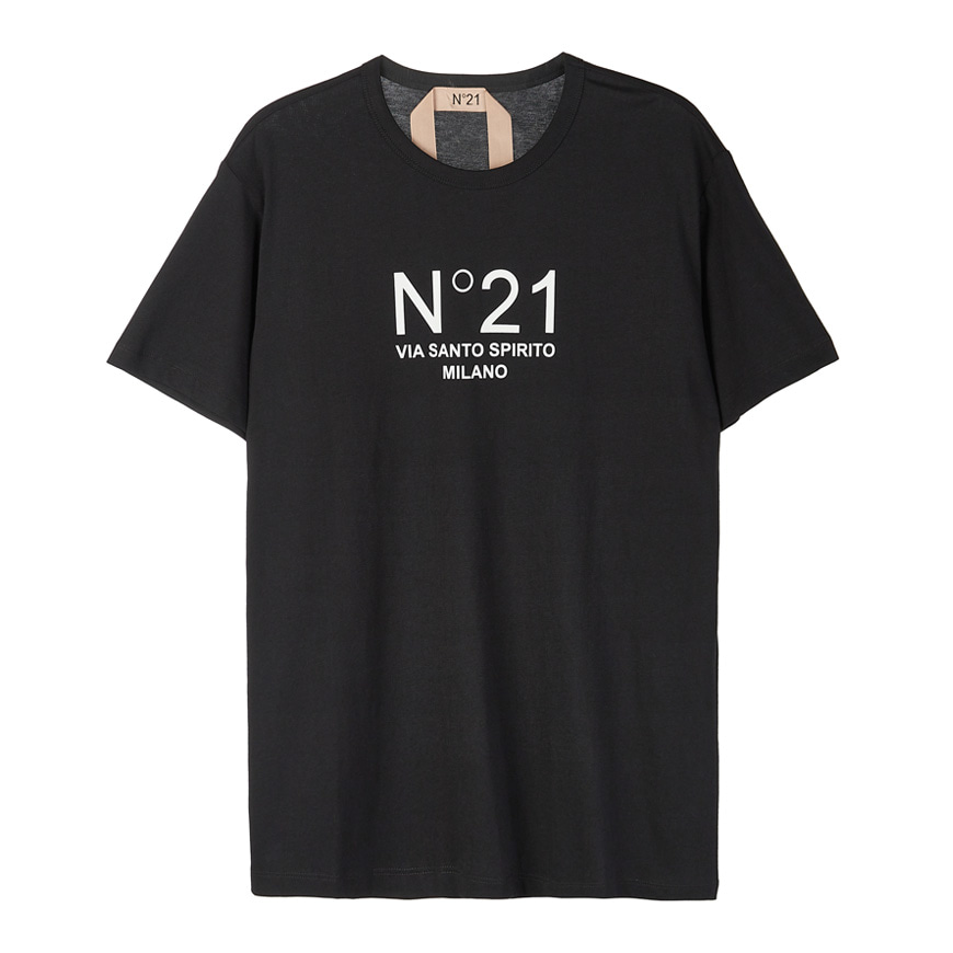 [라벨루쏘] [N21]  로고 여성 반팔 티셔츠 N2M0 F0516314 9000