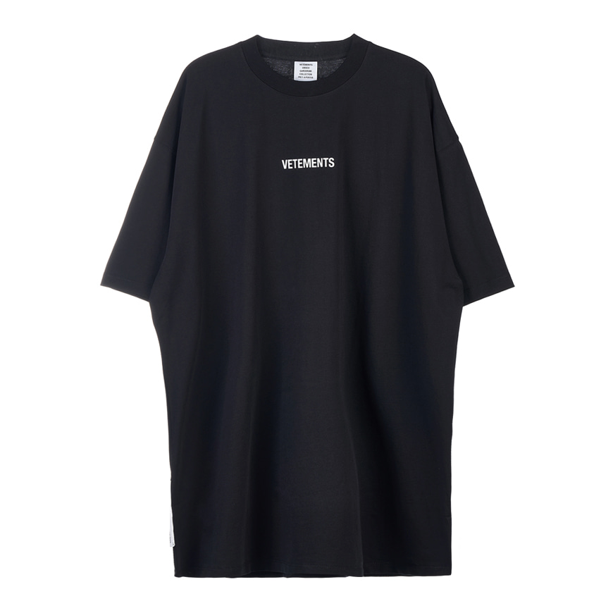[베트멍] [22SS]공용 로고 라벨 티셔츠UE52TR120B BLACK WHITE
