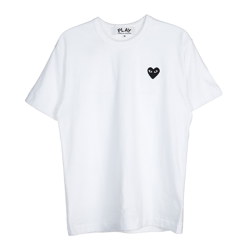 [라벨루쏘] [꼼데가르송] [22SS] 하트 로고 반팔 티셔츠 P1T064 WHITE