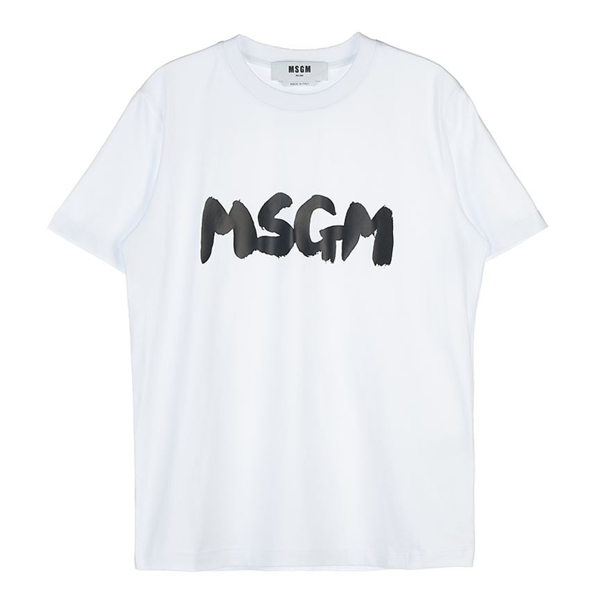 [MSGM] 여성 로고 프린트 티셔츠3441MDM203 237002 01